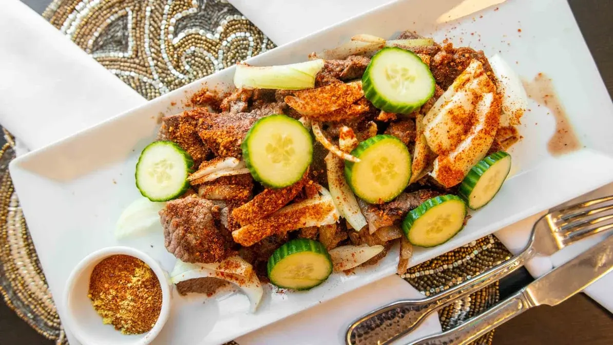 Rich Goats Soup at Liberian Cuisine Bar and Grill in Edmonton, AB